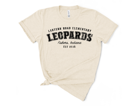 LRE- Lantern Road Elementary - Vintage Collegiate Style Triblend Tee